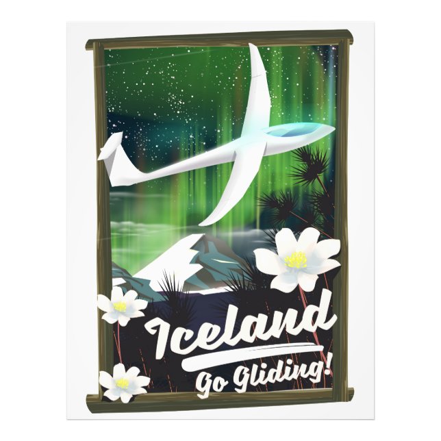 Iceland - go Gliding! Photo Print (Front)
