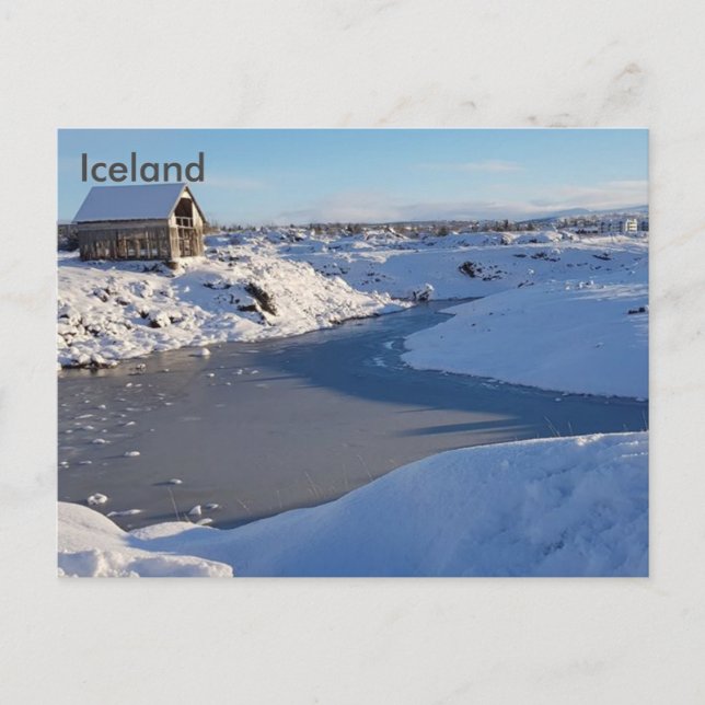 Iceland - Hafnarfjörður A Postcard (Front)