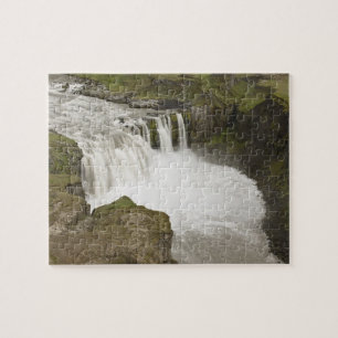 Iceland. Hafragilsfoss waterfall in Jigsaw Puzzle