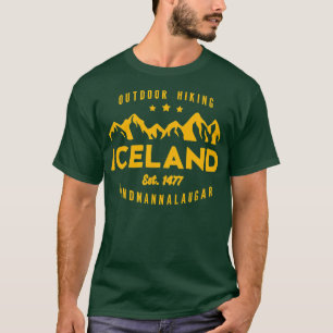 Iceland Hiking LANDMANNALAUGAR Est  T-Shirt