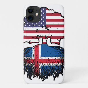 Iceland Icelandic American USA United States Case-Mate iPhone Case