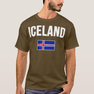 Iceland Icelandic Flag Reykjavik ravel Souvenir Lo T-Shirt