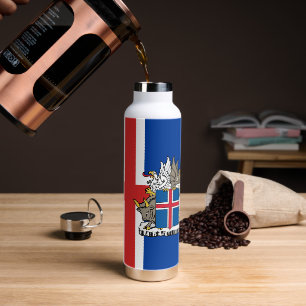 Iceland Insulated Bottle, Icelandic Flag Water Bottle