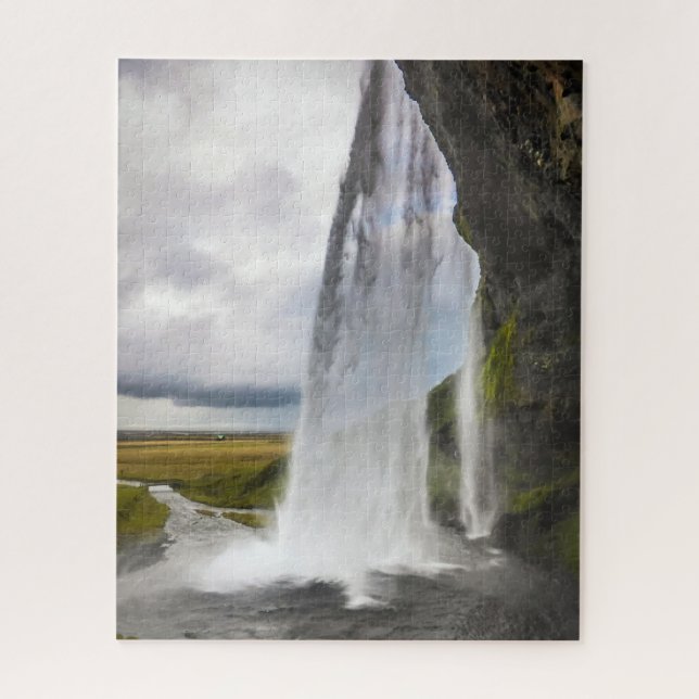 Iceland Jigsaw Puzzle - Seljalandsfoss falls (Vertical)