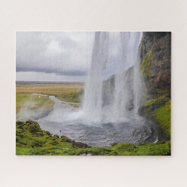 Iceland Jigsaw Puzzle - Seljalandsfoss Waterfall (Horizontal)