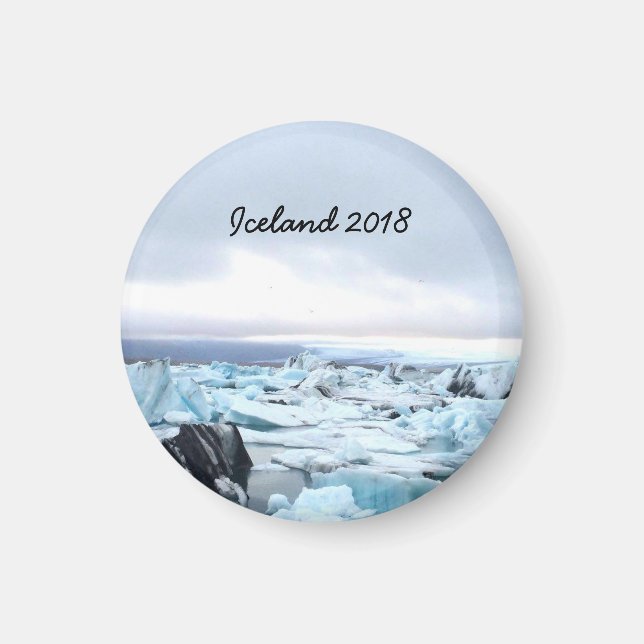 Iceland - Jokulsarlon glacier lagoon Magnet (Front)