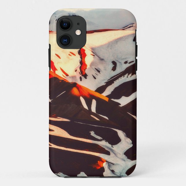 iceland landscape mountains snow Case-Mate iPhone case (Back)