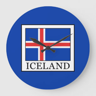 Iceland Large Clock
