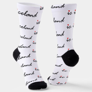 Iceland love patriot socks