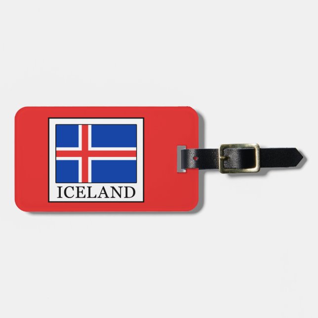 Iceland Luggage Tag (Front Horizontal)