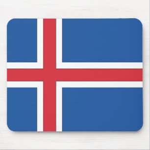 Iceland National Flag Mouse Pad