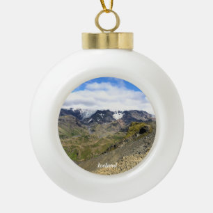 Iceland nature - Ceramic Ornament