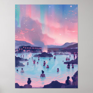 Iceland Print Iceland Illustration Reykjavik Print