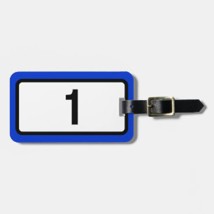 Iceland Route 1 Ring Road Luggage Tag
