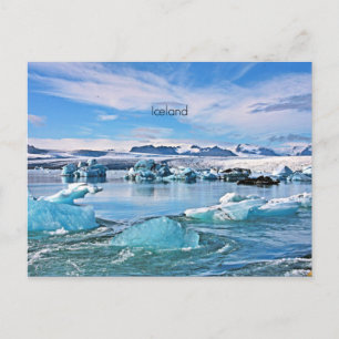 Iceland scenic photograph postcard