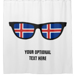 Iceland Shades custom shower curtain