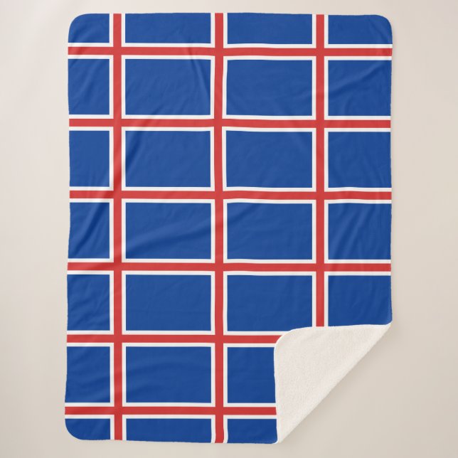 Iceland Sherpa Blanket (Front)