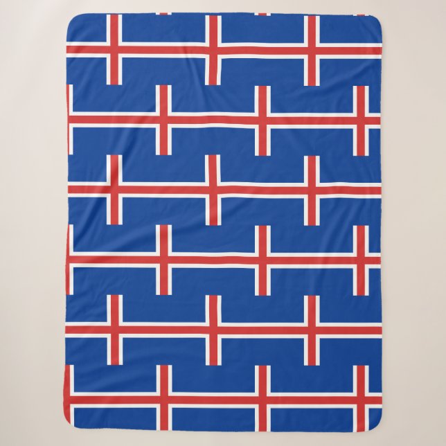 Iceland Sherpa Blanket (Front)