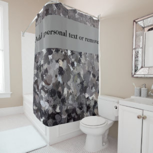 Iceland Skogafoss Waterfall Rocks Art Shower Curtain