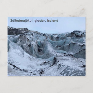 Iceland - Sólheimajökull glacier (A) Postcard