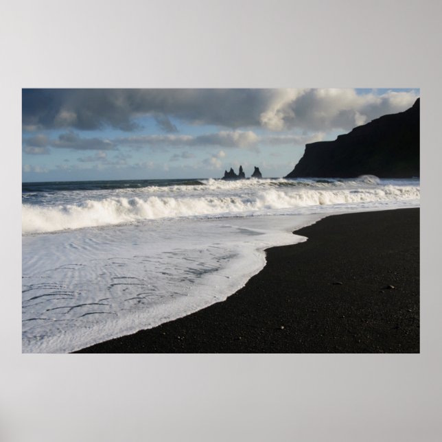 Iceland. South. Vik i Myrdal Poster (Front)