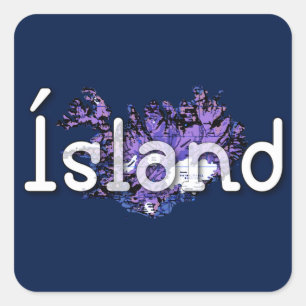 Iceland Square Sticker