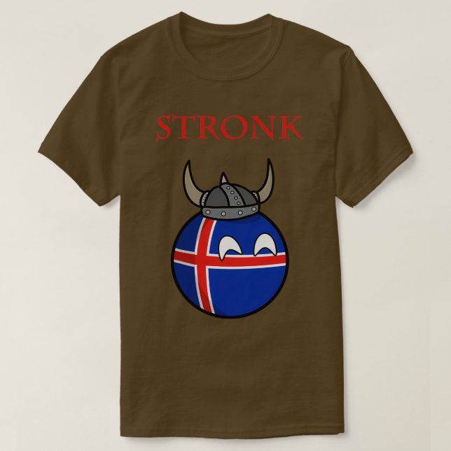Iceland Stronk T-Shirt (Design Front)