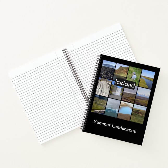 Iceland Summer Landscape Notebook (Inside)