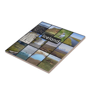Iceland Summer Landscape Tile