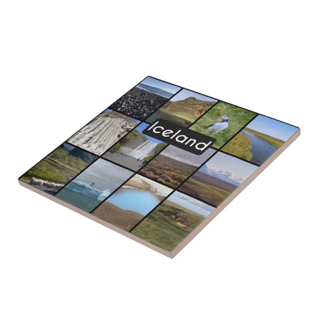 Iceland Summer Landscape Tile (Side)