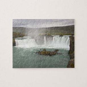 Iceland. View of Godafoss Falls on the Jigsaw Puzzle