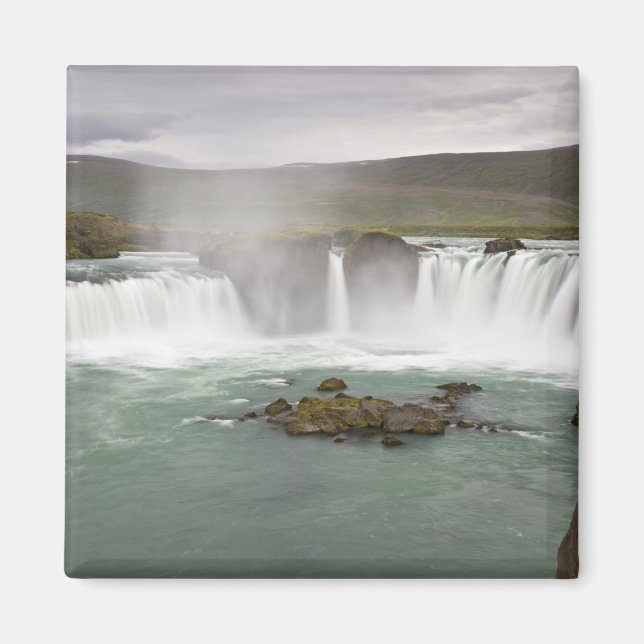 Iceland. View of Godafoss Falls on the Magnet (Front)