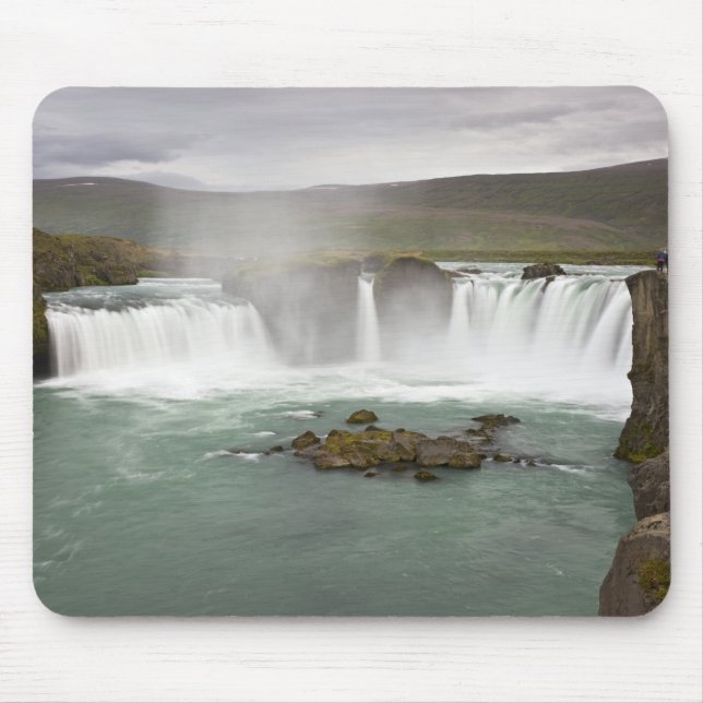 Iceland. View of Godafoss Falls on the Mouse Pad (Front)