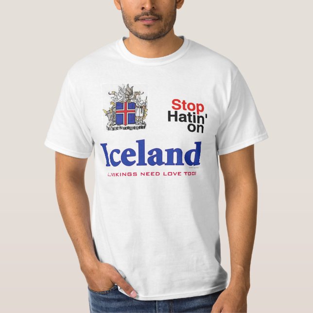 Iceland Vikings Need Love Too T-Shirt (Value) (Front)