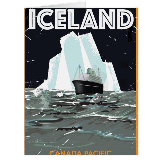 Iceland Vintage Poster (Front)
