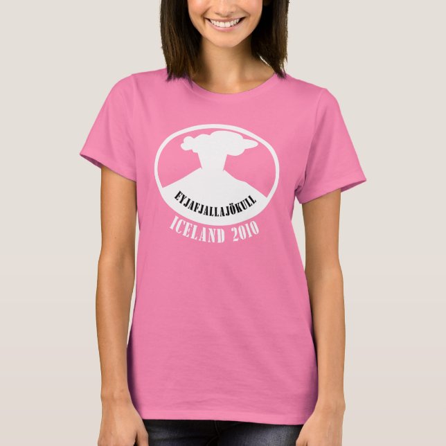 Iceland Volcano 2010 T-Shirt (Front)