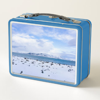 Iceland Winter Wonderland Metal Lunch Box