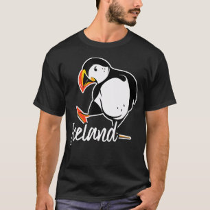 Iceland With Puffin T-Shirt