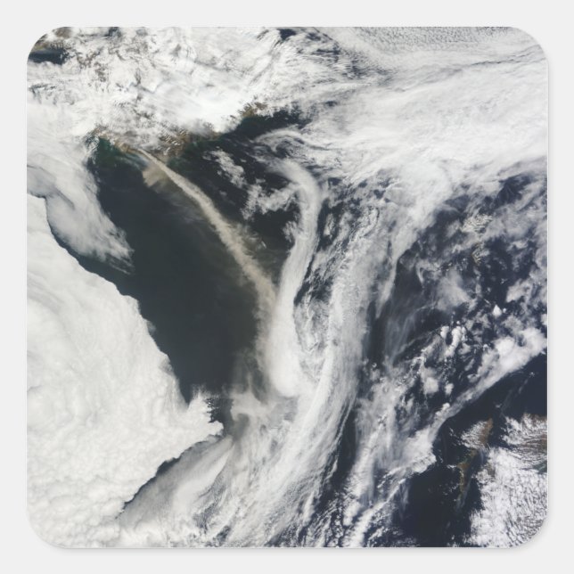 IcelandÃ¯Â¿Â½s EyjafjallajÃ¯Â¿Â½kull volcano Square Sticker (Front)