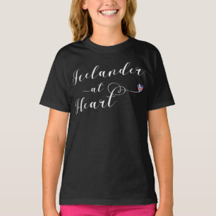 Icelander At Heart Tee Shirt, Iceland