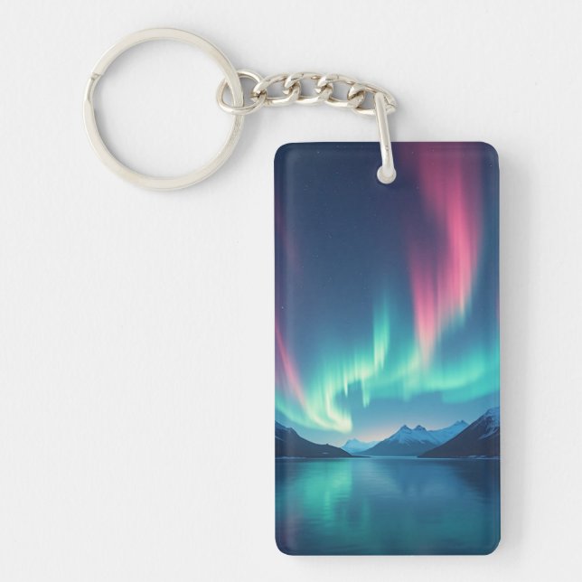 Icelandic Aurora Key Ring (Front)