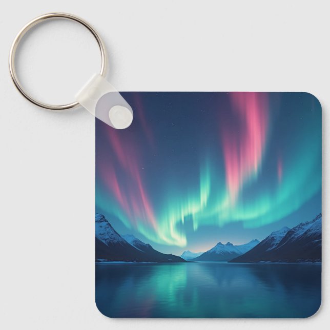 Icelandic Aurora Key Ring (Front)