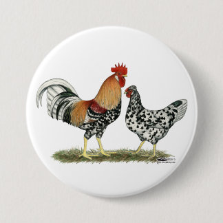 Icelandic Chickens 7.5 Cm Round Badge