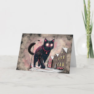 Icelandic Christmas Yule Cat Card