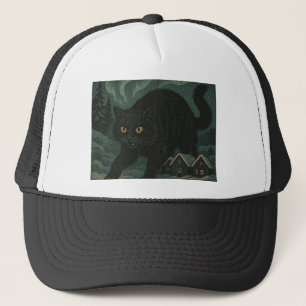 Icelandic Christmas yule Cat Trucker Hat