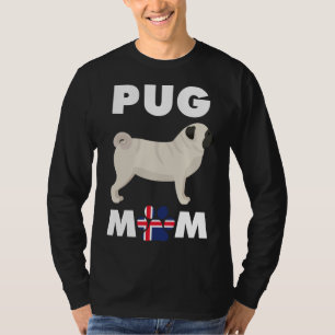 Icelandic Dog Pug Mom Essential T-Shirt 818