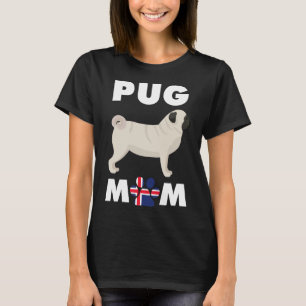 Icelandic Dog Pug Mum Essential T-Shirt 818