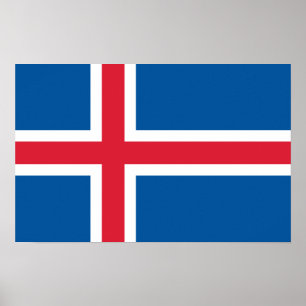 Icelandic flag - poster