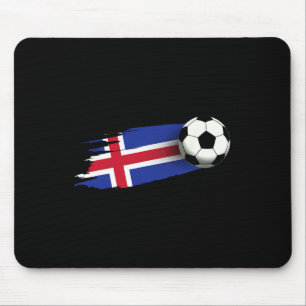 Icelandic Flag Top For Men Women Kids Iceland  Mouse Pad