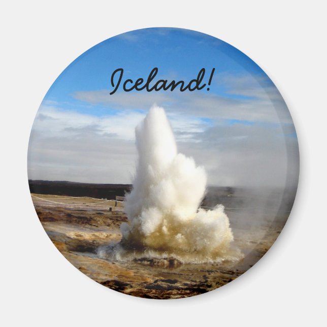Icelandic Geyser Magnet (Front)